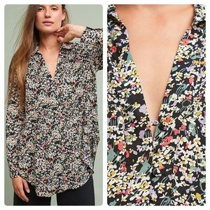 Anthro • Maeve Matilda Floral Blouse